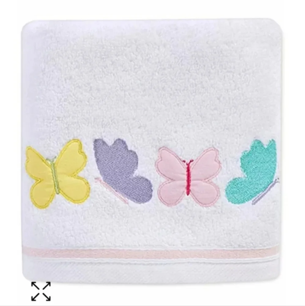 Martha Stewart Collection Spring Butterfly Hand Towels Set of 2 BNWT RETIRED